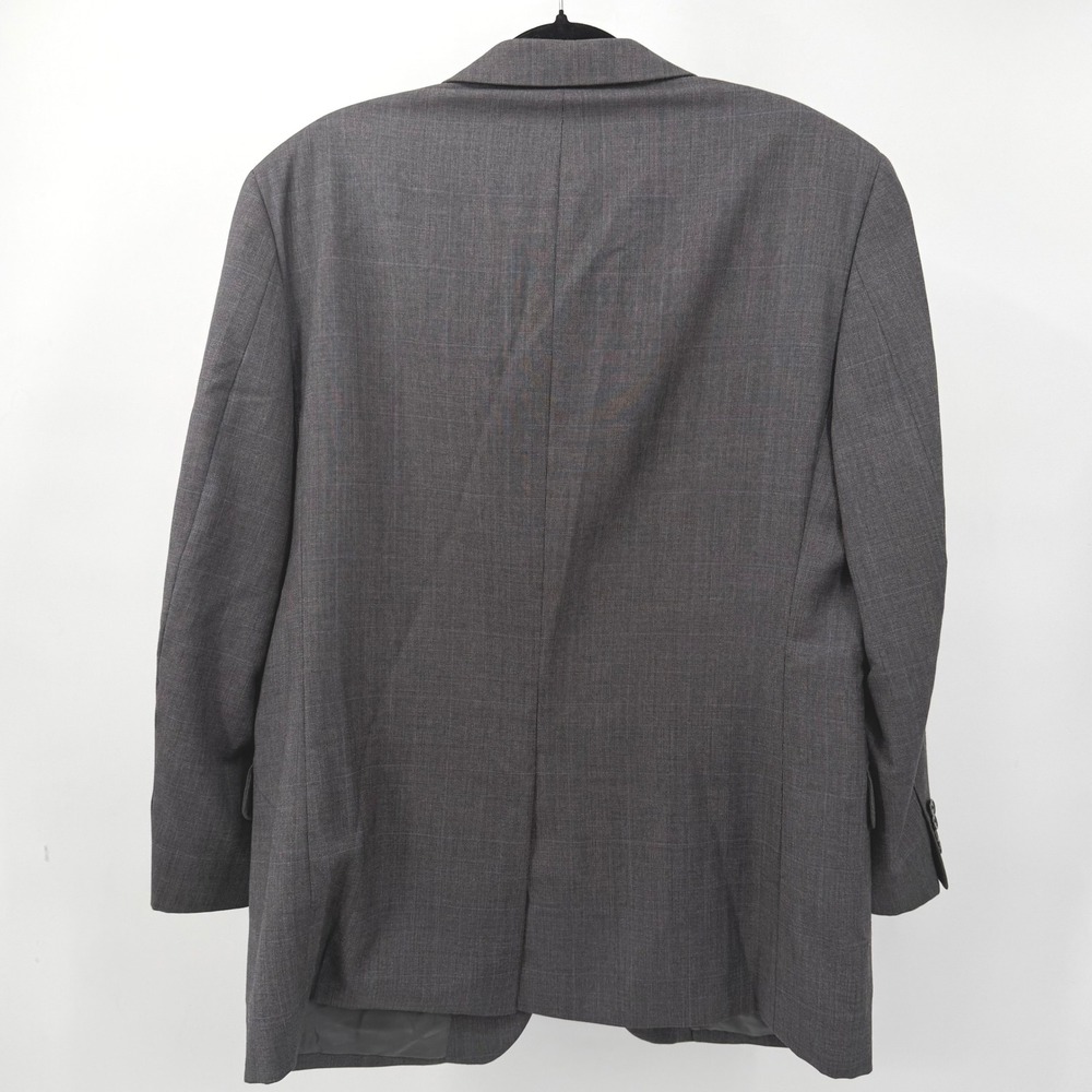 Jos. A. Bank 43R 100% Wool Sport Blazer Grey Glen‎ Plaid Signature Collection - Picture 3 of 10